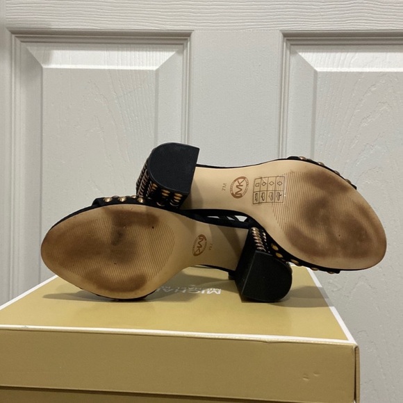 Michael Kors Leela Studded Suede Sandal - Picture 10 of 16